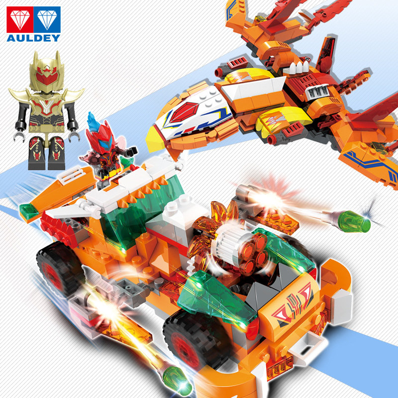 Armor Warriors Hunting Sheathed Jigsaw Puzzle Inserts Puzzle Force Small Grain Building Blocks Boys Children 6-10-year-old Children's Toys