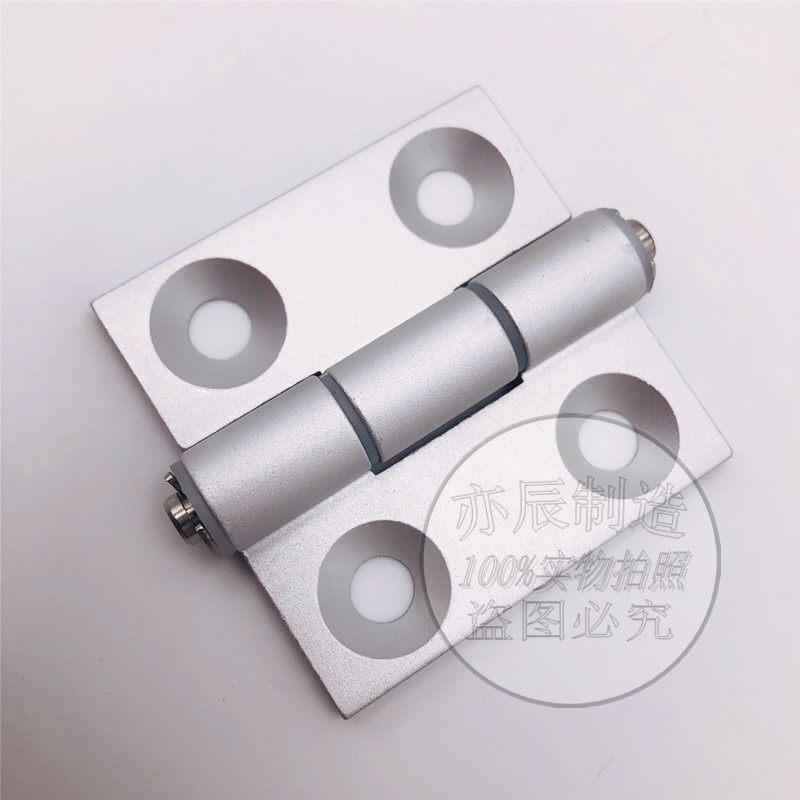 Aluminum alloy hinge hinge Dimensions 48 * 47 holes distance 28 * 31MM thick 4 1 holes M6 5