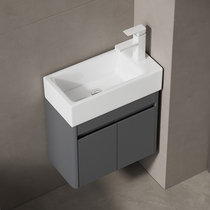 Small size washbasin Small size Toilet Bath Room Cabinet Combined Balcony Ultra Narrow long wash face pool Mini extremely narrow