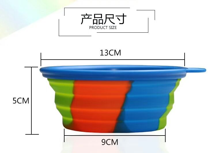 Silicone gấp đa chức năng mèo và con chó bát xách tay UFO VIP Teddy hyena đồ chơi đào tạo Frisbee kháng nhai đồ chơi cho mèo cào móng