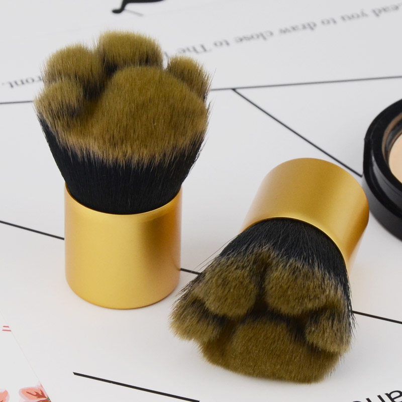 Dispensers Recommended Small Bear Cute Beginners Flame Blush Brush Bulk Powder Brushed Honey Powder Makeup Brush High Light Repair Cover Brush