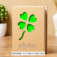 100 штук из 6 -дюймовой четырехлистной травы (6 дюймов на 6 дюймов)