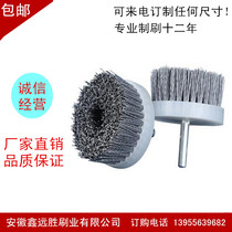 Custom bristle sisal stainless steel nylon wire Industrial polishing grinding disc brush Metal deburring disc brush