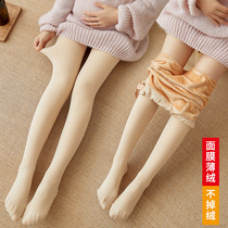 D Spring Autumn Integrated Super Soft Mask Thin Suede Pregnant Woman Silk Stockings Light Leg God Instrumental to Flawless Bottom Silk Socks