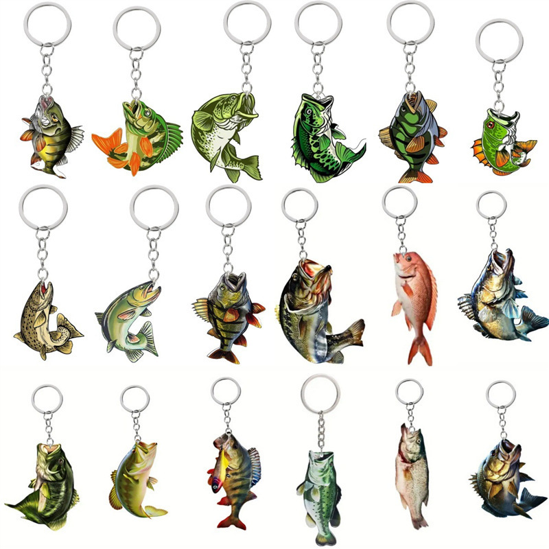 Creative Cartoon Bass Fishing Enthusiast Keychain, Fashionable Trendy Pendant, Various Styles, Versatile Accessory Creative Cartoon Bass Fishing Enthusiast Keychain, Fashionable Trendy Pendant, Various Styles, Versatile Accessory