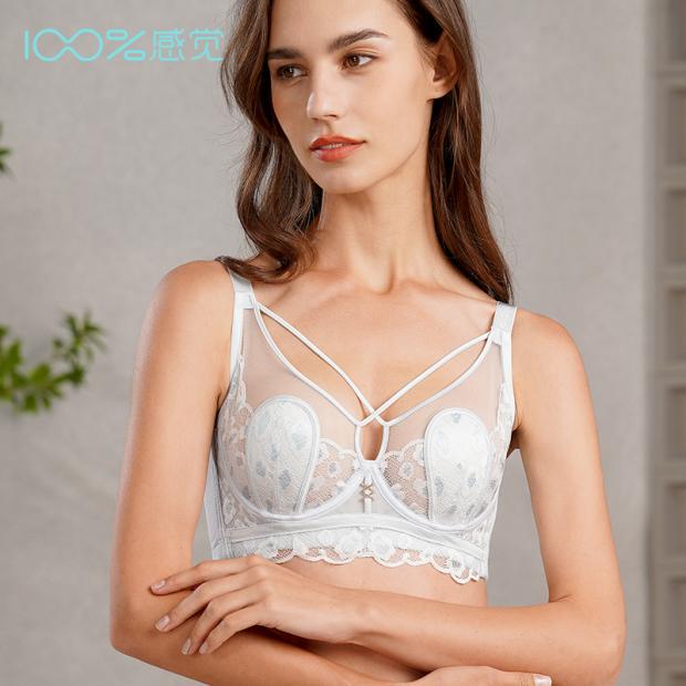 100% Sexy Leopard Print Thin C Cup Bra for Large Busts, Minimizing Effect, Crystal Cup, Side Support, Push-Up Bra 6024