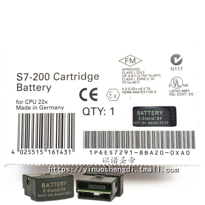 Enoch Sunti compatible Siemens S7-200PLC battery card 6ES7291 6ES7 291-8BA20-0XA0