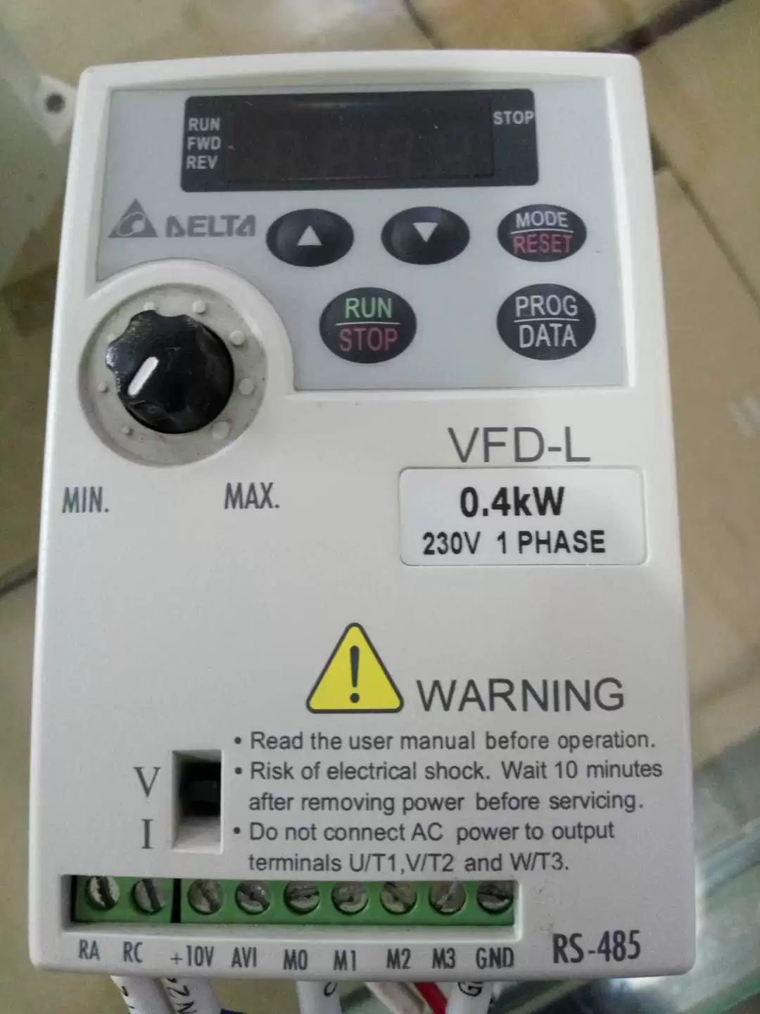 VFD-L VFD002L21A VFD004L21A VFD007L21A (220V)