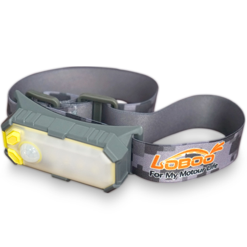 LOBOO Roperin Charge Floodlight Headlights Headwear Type LED Lithium Battery Floodlight Night Fishing Intelligent Induction Lights