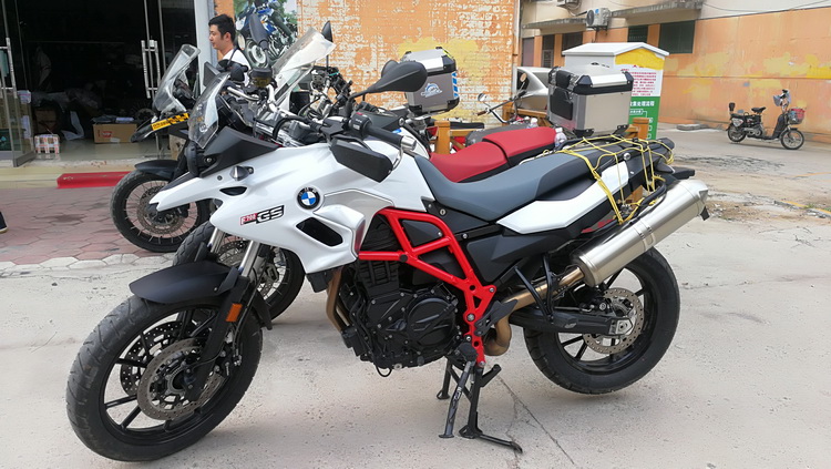 BMW BMW Demade F650F700 / F800GS / ADV Bào ngư nguyên bản phía trước và phía sau - Pad phanh bố thắng đĩa sirius