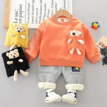 Boys baby autumn suit one-year-old baby autumn clothes infant spring and autumn clothing toddler boy handsome two pieces