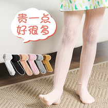 Girls bottom socks summer money thin skirts leggings childrens white stockings six-one dance socks