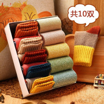 Winter socks women thicken old people old people thick socks pure cotton adults women winter mom autumn and winter warm