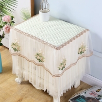 New bed head cabinet hood protective sleeve full bag dust cover bedroom home pair of bed head cabinet skirt lace dust resistant cloth