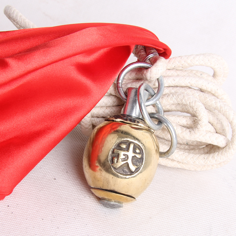 Meteor Hammer Pure Copper Stainless Steel Warrior Character Flow Star Hammer Deliver 4 m Rope Softener Seibu Samu Manufacturers Direct-Taobao