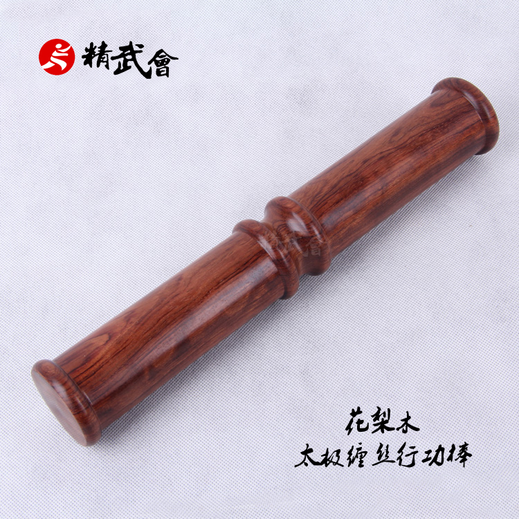 Rosewood Chen's Tai Chi silk-wrapped power stick Internal power Tai chi stick Tai Chi grappling practice Jingwu will be hot