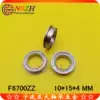 Flanged Cup Bearing F6700ZZ F6700-2RS FL-1510ZZ 10*15*16 5*4*0 8 mm