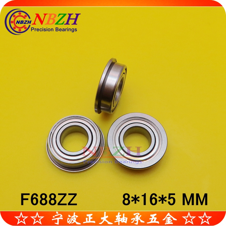 Flanged Cup Bearings F688ZZ F688-2RS F628 8ZZ 8*16*18*5*1 1