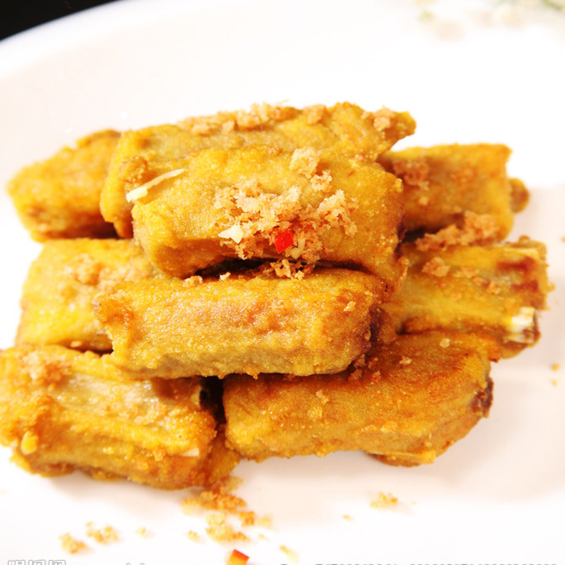 garlic pork ribs 500g hotel specialty ingredients semi-finished products frozen fried pork ribs crispy pork ribs garlic ribs