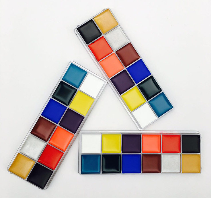 12 Colors Face Body Paint Oil Painting Art