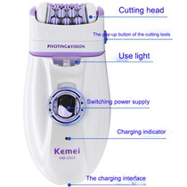 2022 New 2 in 1 Ladys and women Double Function Epilator