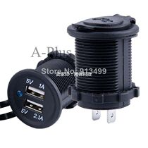 2022 Waterproof USB Charger Adapter Socket 12-24V Outlet