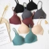 Brassieres không có áo ngực tập hợp lại với nhau phần mỏng mịn màng nhiều màu sắc nhẹ nhàng và nữ sinh ngọt ngào thoải mái đồ lót - Áo ngực thể thao