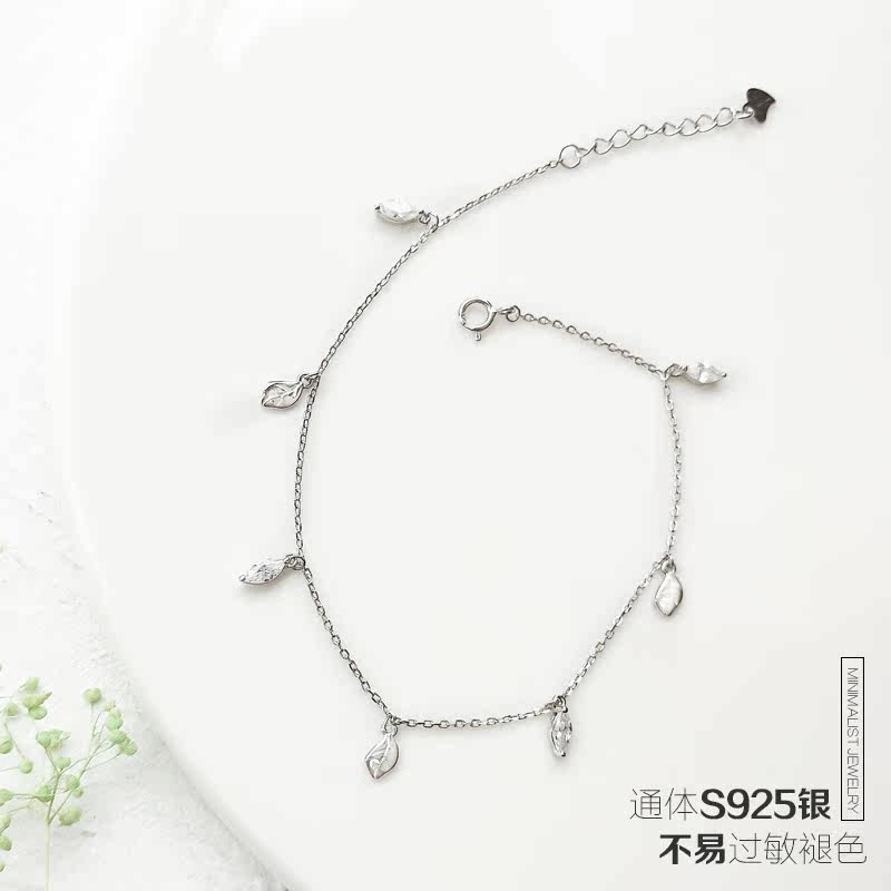 Chaine de cheville Femme en Argenterie - Ref 3102059 Image 4