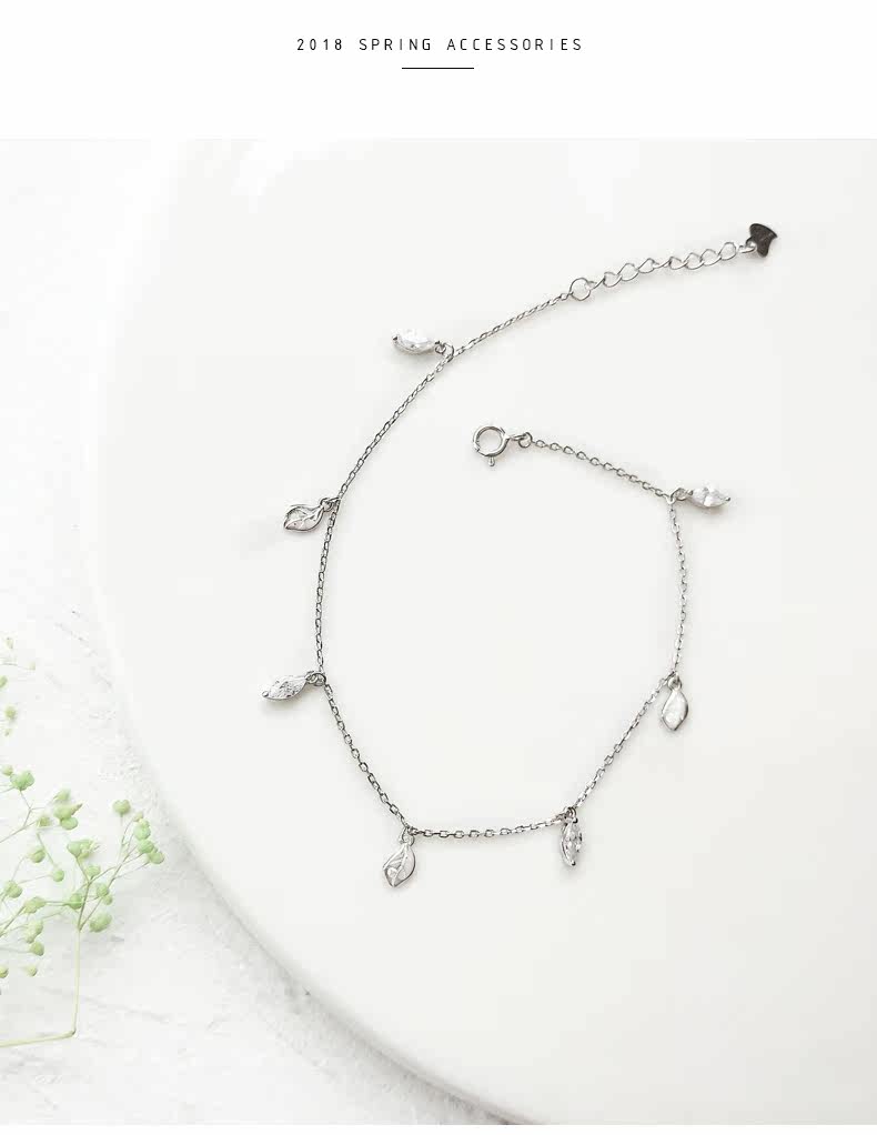 Chaine de cheville Femme en Argenterie - Ref 3102059 Image 10