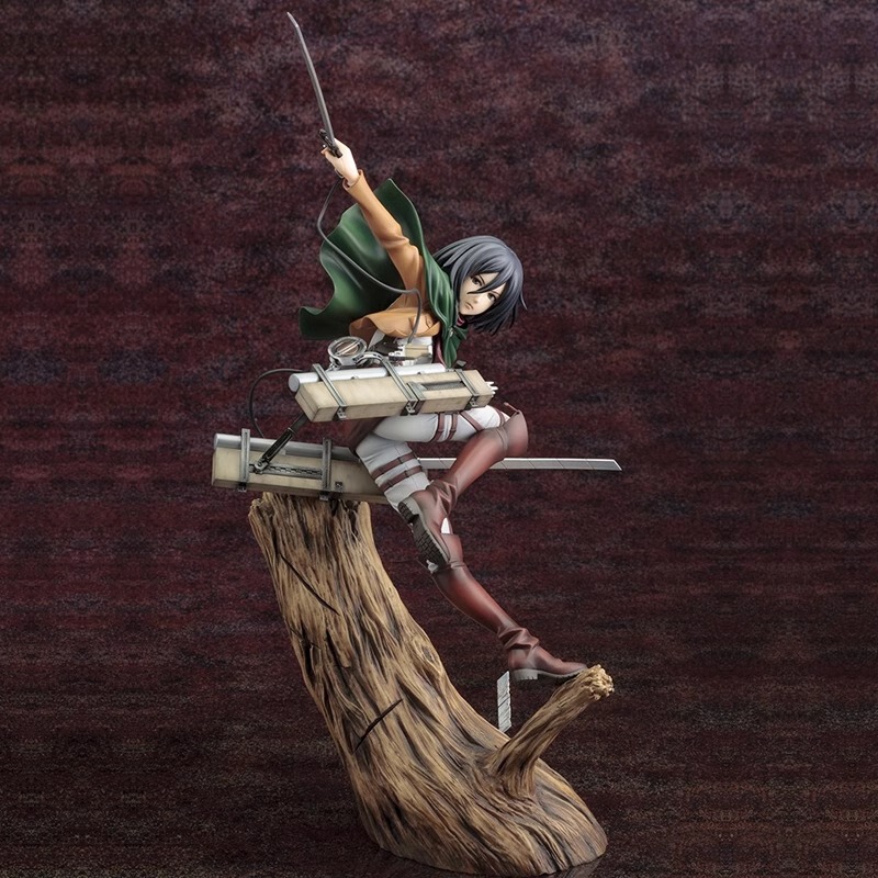 Artfx J Attack on Titan Mikasa Ackerman Figure Anime Soldier Levi Allen in Stock