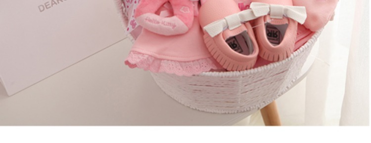 Bộ quà tặng mùa thu và mùa đông cho bé bộ romper cotton quần áo trăng rằm phù hợp với jumpsuit quà trăng tròn quà tặng sáng tạo set đồ sơ sinh cho bé gái
