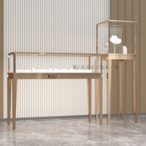 Stainless steel jewelry jade jade crafts display counter gold luxury antique watch display cabinet