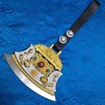 Tibetan men's special Tibetan robes, Tibetan clothes, adult fire sickle pendant, waist decoration, Tibetan dance, national dance, men's clothing accessories