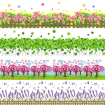 Skirting line self-adhesive wall footline decoration wallpaper Wall room wall sticker kindergarten wall classroom layout