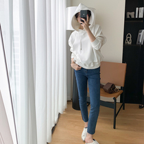 Cui Aunt Customized Wire Legs Infested With High Waist Repair Body Display Slim 90% Little Feet Jeans Women 2021 New Boots Pants