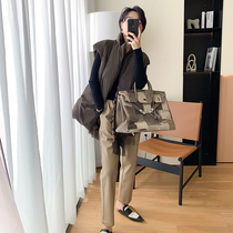 Choi Aunt Custom 90 White Duck Suede Collection Waist A Version Down Clothing Waistcoat Waistcoat 2021 Winter new sleeveless jacket