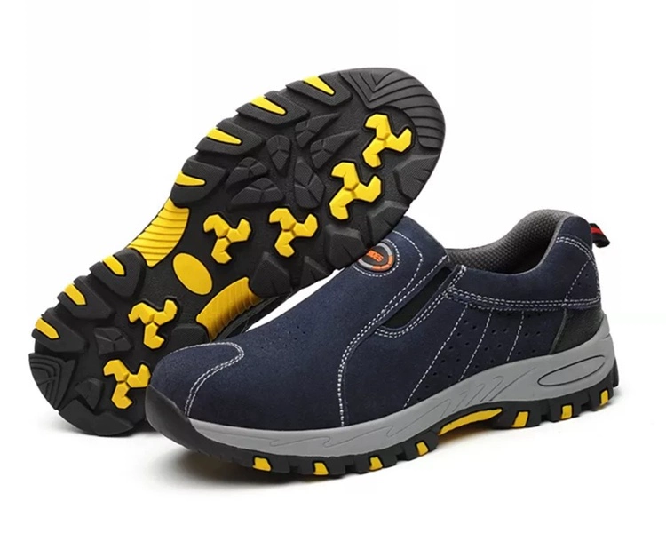 Welding labor protection shoes for men in summer, steel toe caps, anti-smash, anti-puncture, one-legged, breathable, anti-odor, wear-resistant work safety shoes