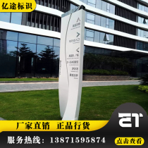 Wuhan sign factory three sides outdoor real estate spiritual fortress guide card Hotel mall index card Indicator card