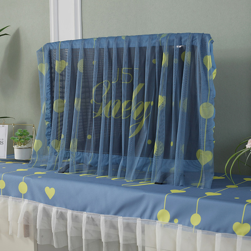 65 inch liquid crystal TV cover dust cover boot up without taking 55 inch TV set of hanging TV cabinet cover cloth brief