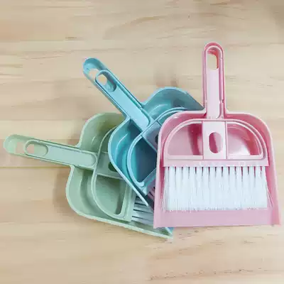 Small dustpan, small broom brush, mini broom set, cat cage, clean up cat litter, hygienic dead corner broom 
