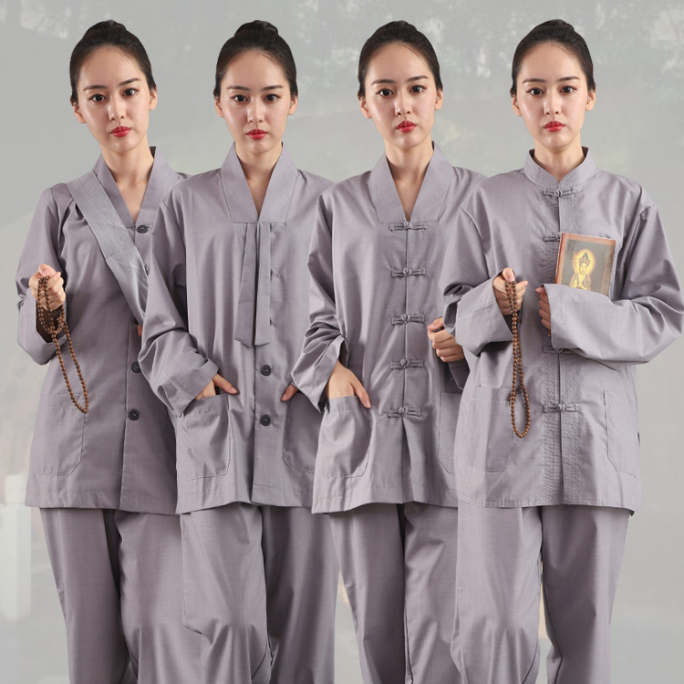 Buddhist family Zen Serie Günchen women's suit Chinese style Zen suit Tour City Law Will upscale Haiqing Residence Monk Fu