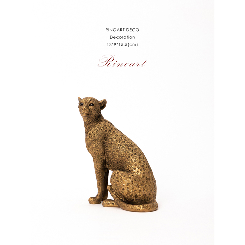 Ruo Nai C@Rtier Secondhand! Golden Leopard Photo Frame Ornament Crow Combination Decoration Guardian of Wealth Imported Limited Edition Ruo Nai C@Rtier Secondhand! Golden Leopard Photo Frame Ornament Crow Combination Decoration Guardian of Wealth Imported Limited Edition