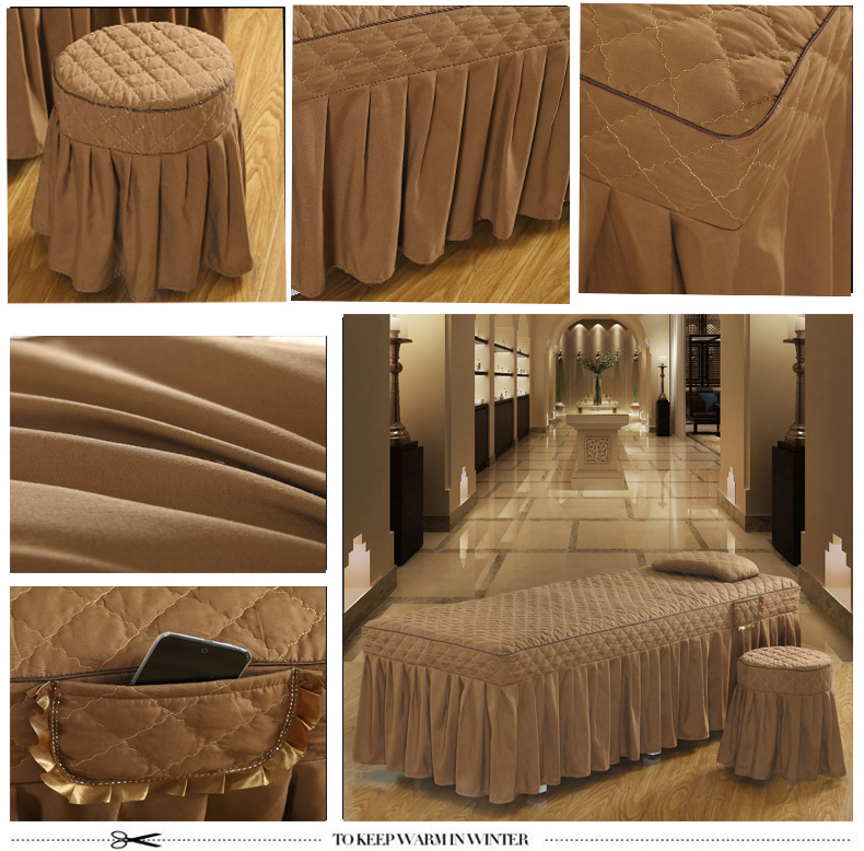 Beauty bed cover beauty bed cover bốn bộ tấm làm đẹp thẩm mỹ viện massage đặc biệt trị liệu tấm khử trùng ga trải giường spa giá rẻ