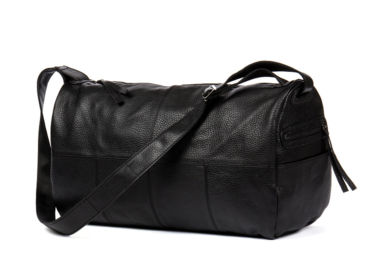 Thời gian chậm công suất lớn lớp da du lịch túi da nam kinh doanh túi xách da nữ túi du lịch túi duffel - Túi du lịch túi du lịch cao cấp