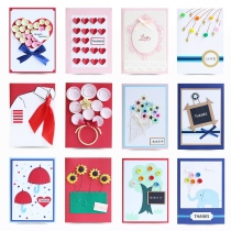 Teachers Festival Greeting Cards Diy Material Packs Cartoon Stereocreativity Kindergarten Graduation Elementary School Students Day Delivery Teacher Senior