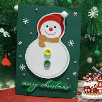 Ai Sunny SOLID CHRISTMAS GIFT CARDS CUSTOMIZED CARTOON WATER CRYSTAL BALL CUTE HOLIDAY BLESSING SEND FRIENDS GIFTS