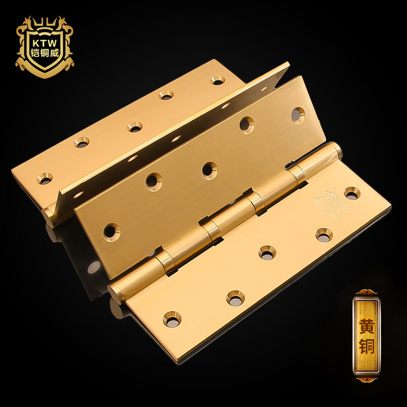 Armoured Bronze Customized subsection 6 inch thickened 4 0 Copper Hinge Full Copper bearing wooden door hinge Room door foldout loose-leaf sheet-Taobao