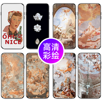 Baroque style mobile phone shell Apple 11 Huawei p40pro oil painting vivo art oppo baroque wind iphone11 x xr retro reno4 nov