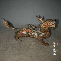 Warring States bronzes collection antiques antiques Bronze imitation unearthed ornaments to do old copper goods old old animals