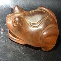 Ming and Qing antique jade old Jade old Jade antique jade high ancient jade pendant ornaments agate cargo handle frog